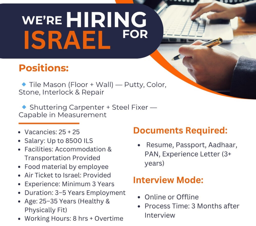 Israel job opportunity