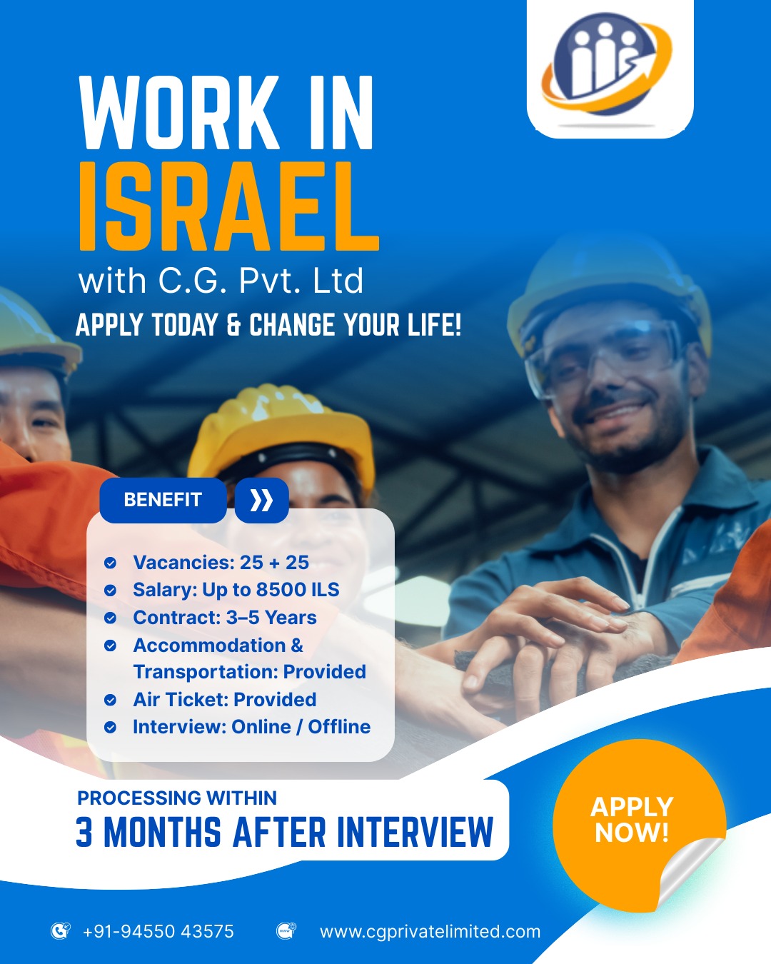urgent hiring in Israel